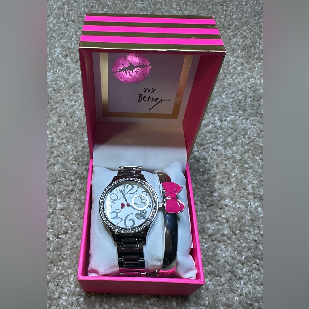Betsey Johnson Watch & Bangel